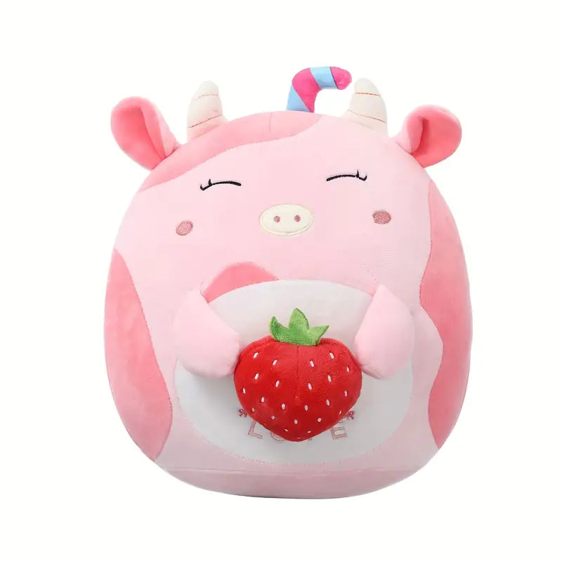 MilegiToy Ice Cream Throw Pillow Gummy Cake Throw Pillow Milk Strawberry Throw Pillow