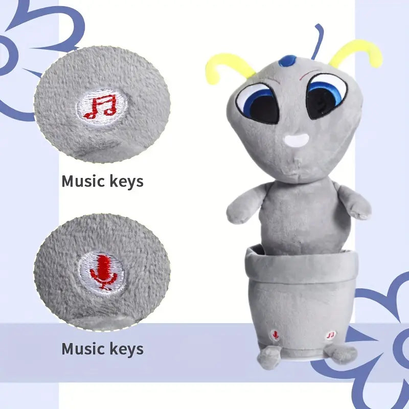 MilegiToy Alien Electric Plush Toys That Can Sing And Learn To Talk Dolls Ornaments Musical Toys (without Batteries)