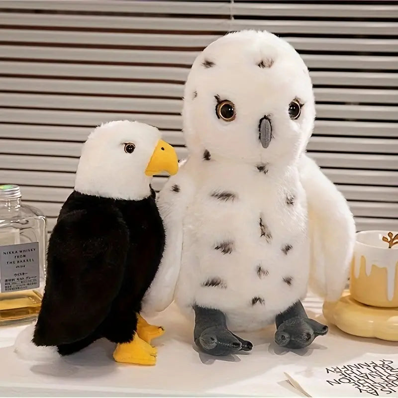 MilegiToy Owl Eagle Whitehead Eagle Eagle Owl Plush Toy Doll Decoration