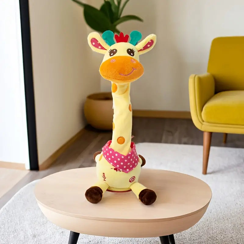 MilegiToy Cute Giraffe Can Sing And Learn To Talk Electric Stuffed Animal Funny Toy  (no Batteries)