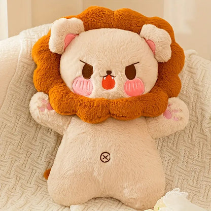 MilegiToy Cute Lion Doll Plush Toy Doll Decoration Lion Birthday Gift
