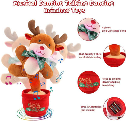 MilegiToy Dancing Toy Talking Singing Plush Toy