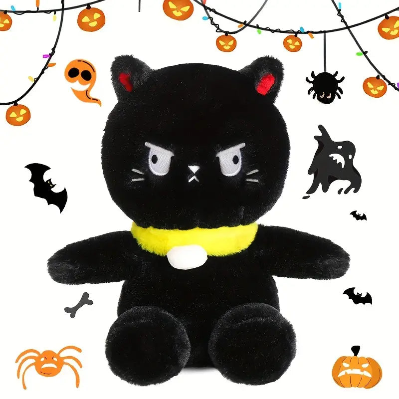 MilegiToy Black Cat Plush Toy Cute Plush Toy Cartoon