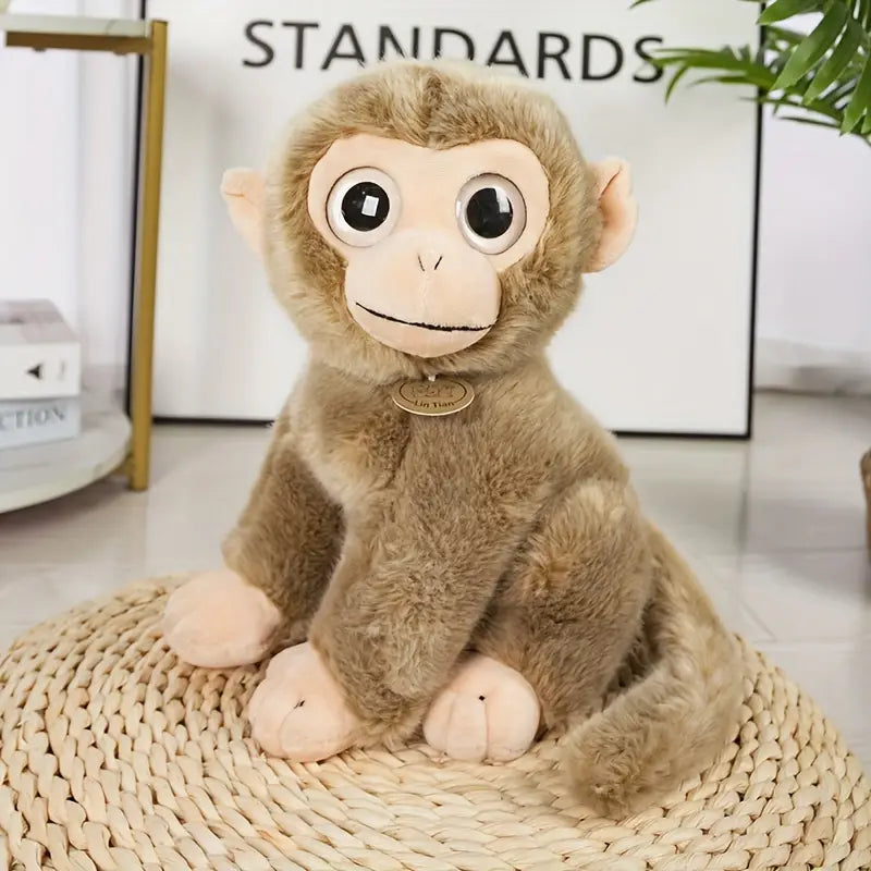 MilegiToy Golden Monkey Plush Toy Doll Throw Pillow Plush Doll
