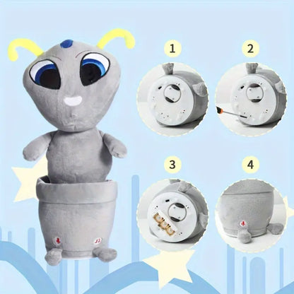 MilegiToy Alien Electric Plush Toys That Can Sing And Learn To Talk Dolls Ornaments Musical Toys (without Batteries)