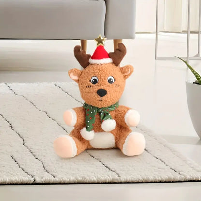 MilegiToy Cute Deer Doll Christmas Deer Plush Toy