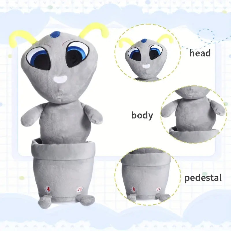 MilegiToy Alien Electric Plush Toys That Can Sing And Learn To Talk Dolls Ornaments Musical Toys (without Batteries)