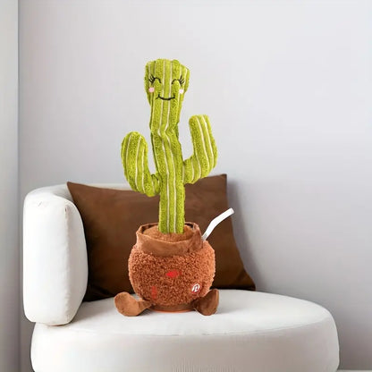 MilegiToy Eyelash Cactus Singing Electric Stuffed Animal Doll  Without Batteries