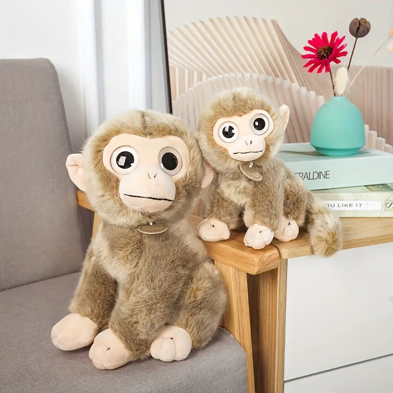 MilegiToy Golden Monkey Plush Toy Doll Throw Pillow Plush Doll