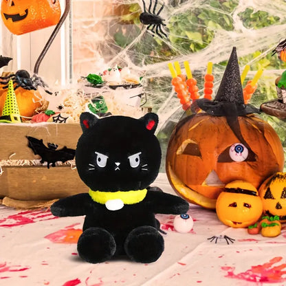 MilegiToy Black Cat Plush Toy Cute Plush Toy Cartoon