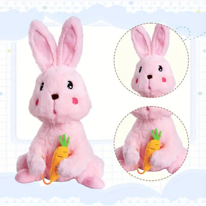 MilegiToy Food Rabbit Can Sing Can Learn To Talk Funny Electric Stuffed  (without Batteries)