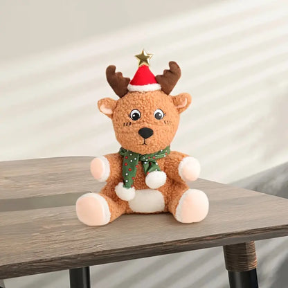 MilegiToy Cute Deer Doll Christmas Deer Plush Toy