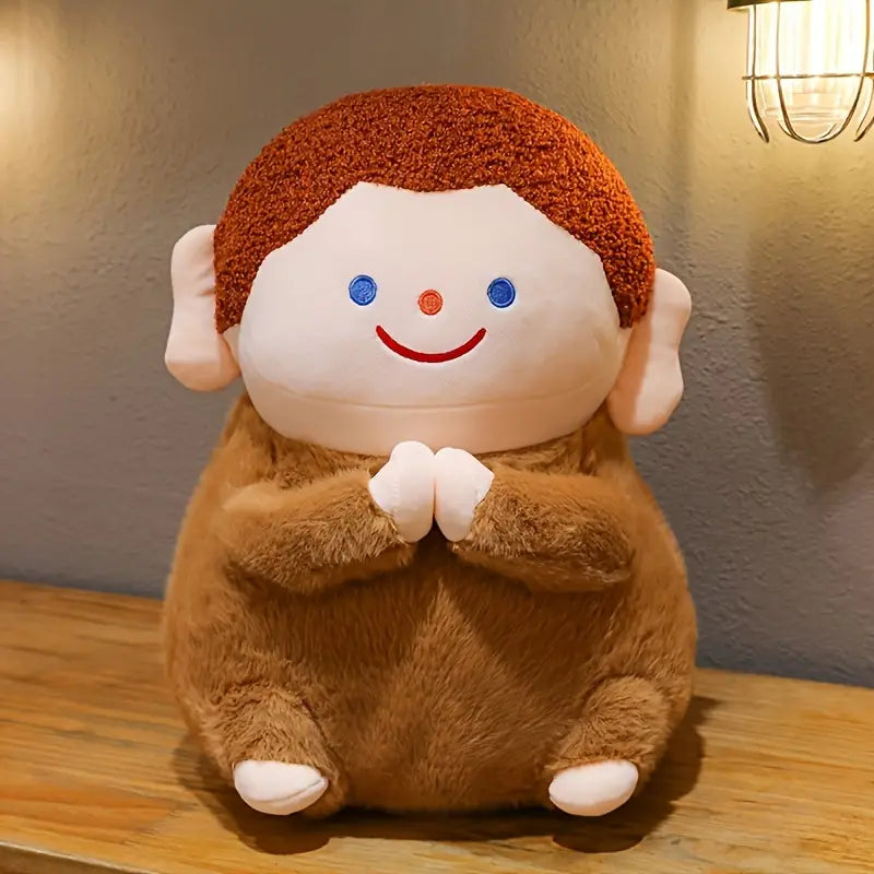MilegiToy Kapibala God of wealth doll Kapibala head set Tathagata Buddha God of wealth figure capybara plush toy