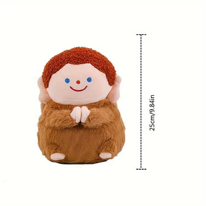 MilegiToy Kapibala God of wealth doll Kapibala head set Tathagata Buddha God of wealth figure capybara plush toy