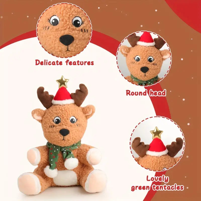 MilegiToy Cute Deer Doll Christmas Deer Plush Toy