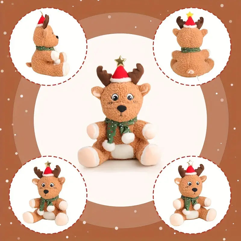 MilegiToy Cute Deer Doll Christmas Deer Plush Toy