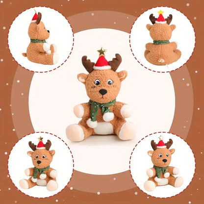 MilegiToy Cute Deer Doll Christmas Deer Plush Toy