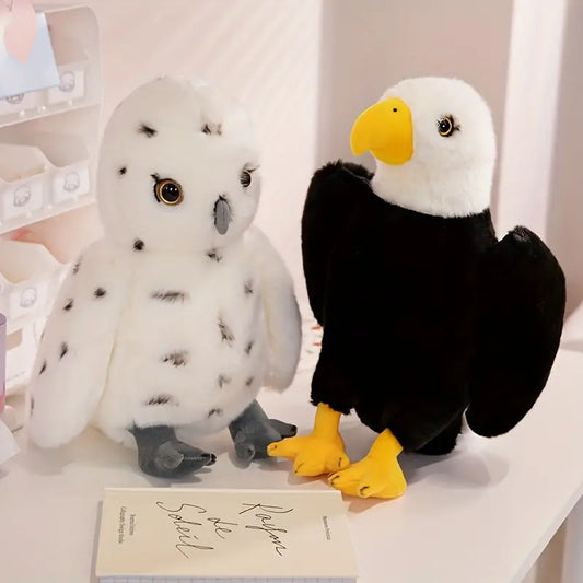 MilegiToy Owl Eagle Whitehead Eagle Eagle Owl Plush Toy Doll Decoration