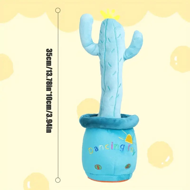 MilegiToy Flower Pot Cactus Toy Can Sing Can Learn To Talk Can Wiggle Cactus (without Batteries)