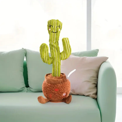 MilegiToy Eyelash Cactus Singing Electric Stuffed Animal Doll  Without Batteries