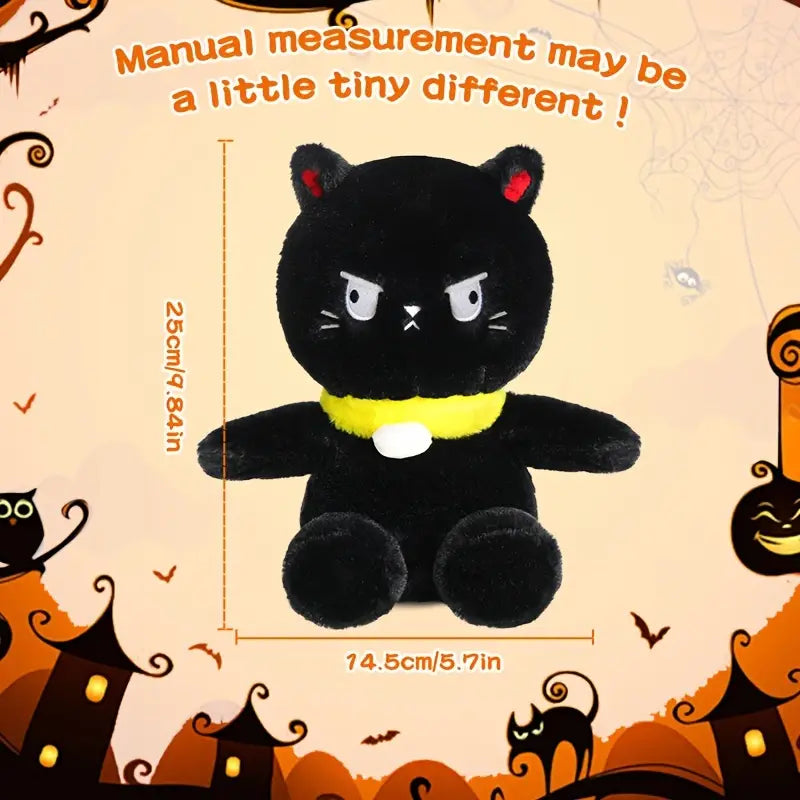 MilegiToy Black Cat Plush Toy Cute Plush Toy Cartoon