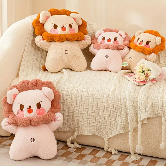 MilegiToy Cute Lion Doll Plush Toy Doll Decoration Lion Birthday Gift