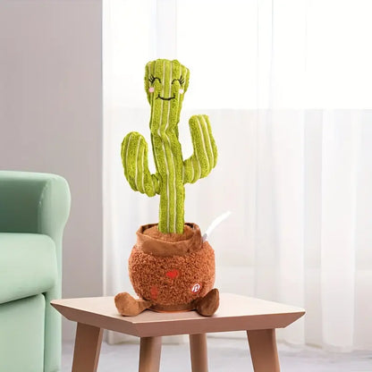 MilegiToy Eyelash Cactus Singing Electric Stuffed Animal Doll  Without Batteries