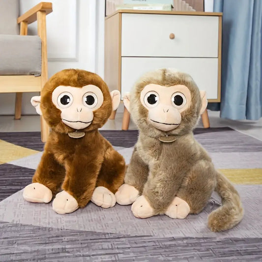 MilegiToy Golden Monkey Plush Toy Doll Throw Pillow Plush Doll