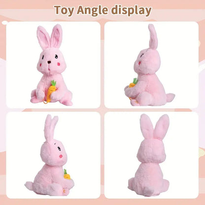 MilegiToy Food Rabbit Can Sing Can Learn To Talk Funny Electric Stuffed  (without Batteries)