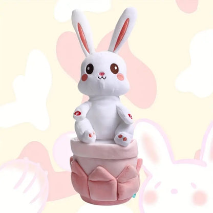 MilegiToy Lotus Rabbit Can Sing Can Dance Can Learn To Talk Electric Plush Toy  (without Batteries)