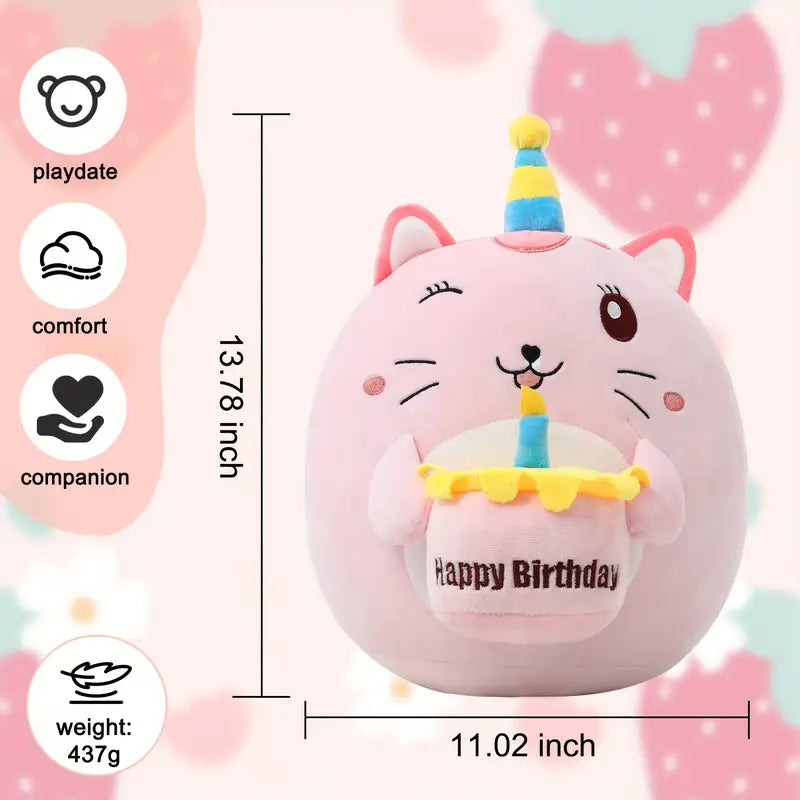 MilegiToy Ice Cream Throw Pillow Gummy Cake Throw Pillow Milk Strawberry Throw Pillow