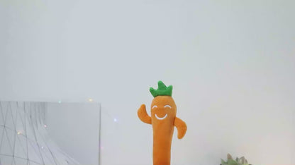 MilegiToy Smiling carrot toys can sing, dance, learn to talk, gifts (without batteries)